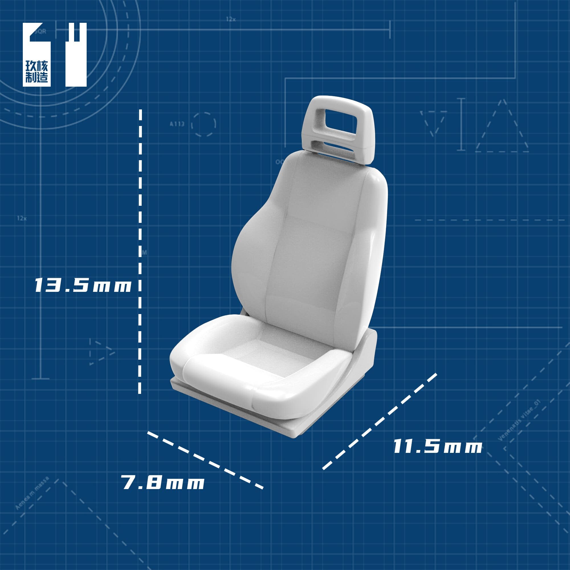 1/64 Racing Seat Alfa Romeo - 164model