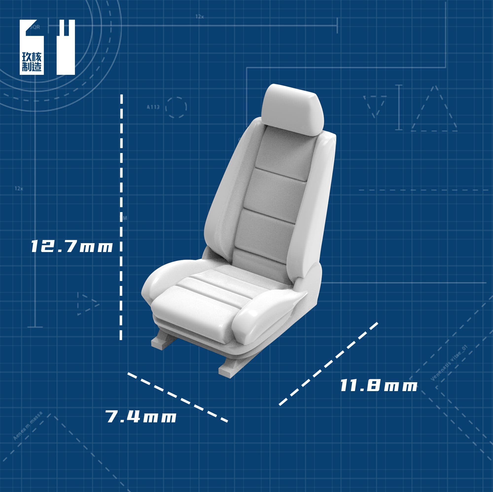 1/64 Racing Seat BMW M3 E30 - 164model