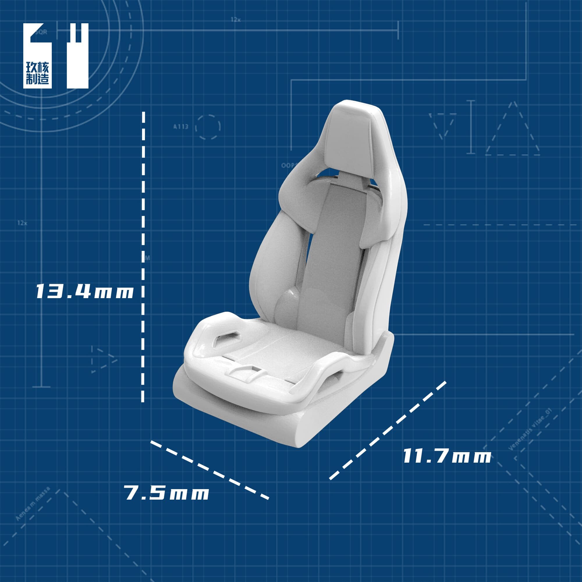 1/64 Racing Seat BMW M3 M4 - 164model