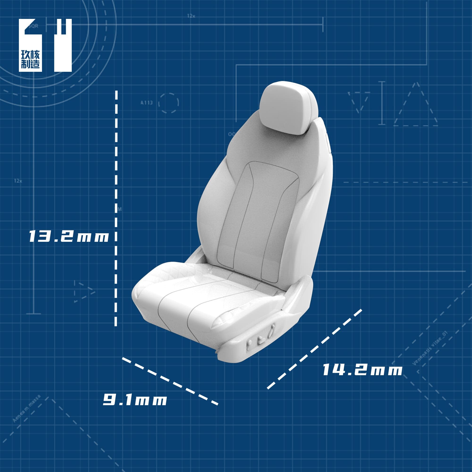 1/64 Racing Seat Bentley Continental GT - 164model