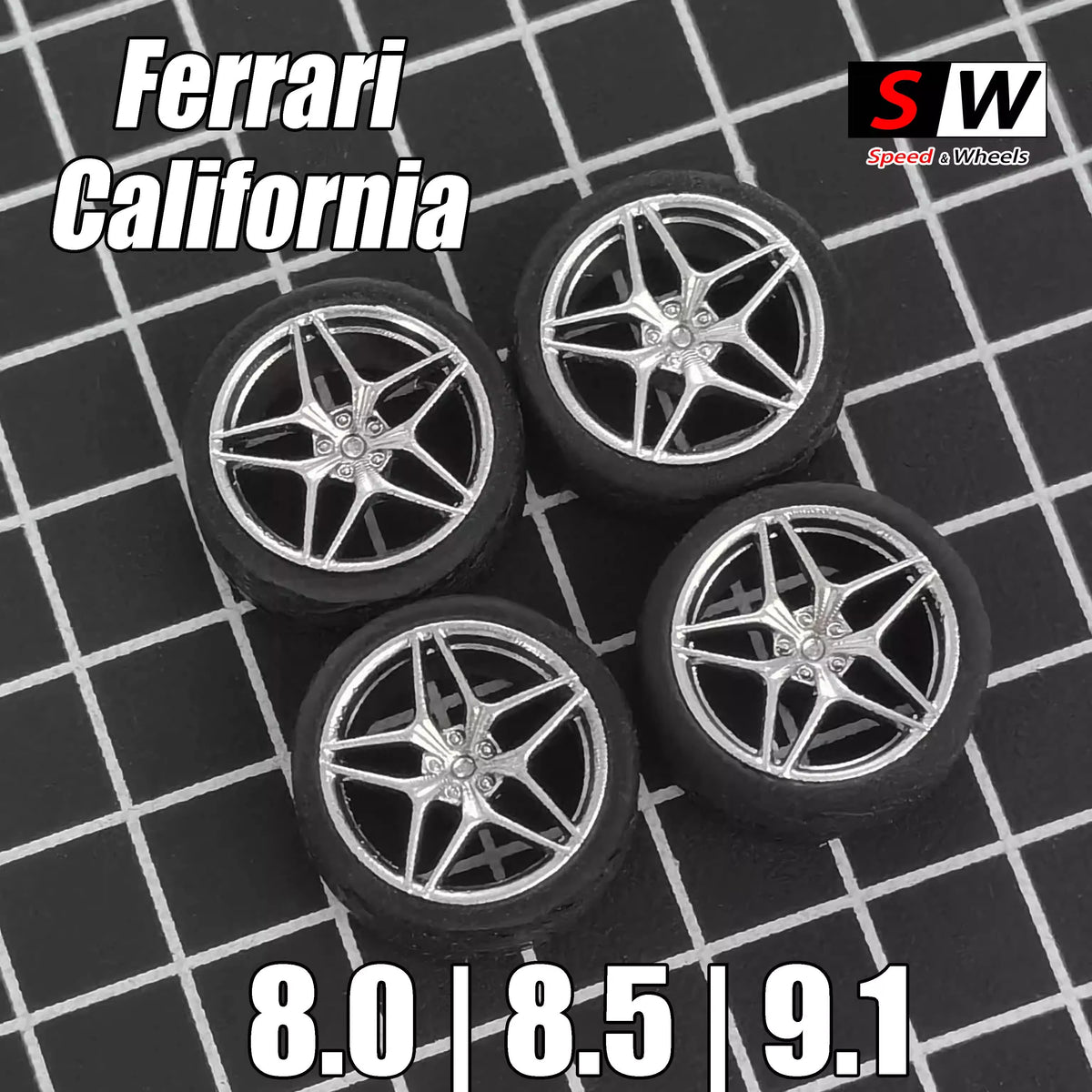 1/64 Scale Wheels and Axles 164model