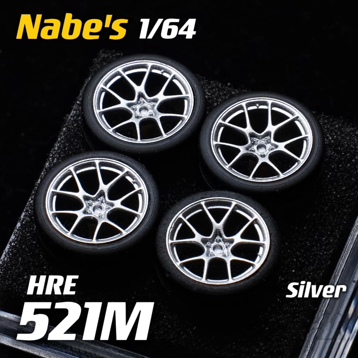 1/64 Scale Wheels 10.5mm Nabes HRE 521M