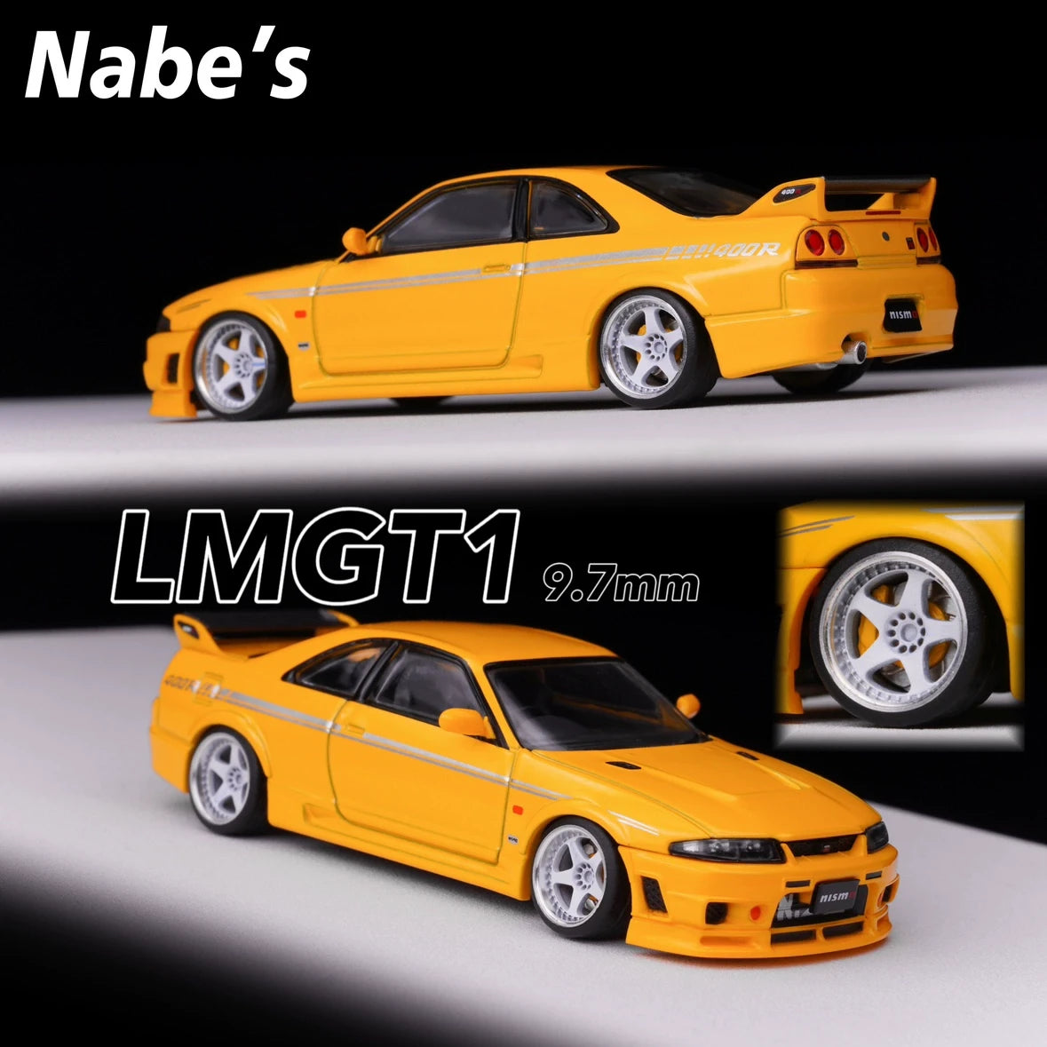 1/64 Scale Wheels 9.7mm Nabes Nismo LMGT1