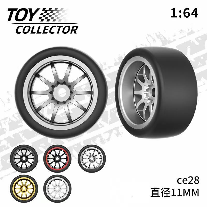 1/64 Wheels for Hot Wheels 11mm CE28 TC21
