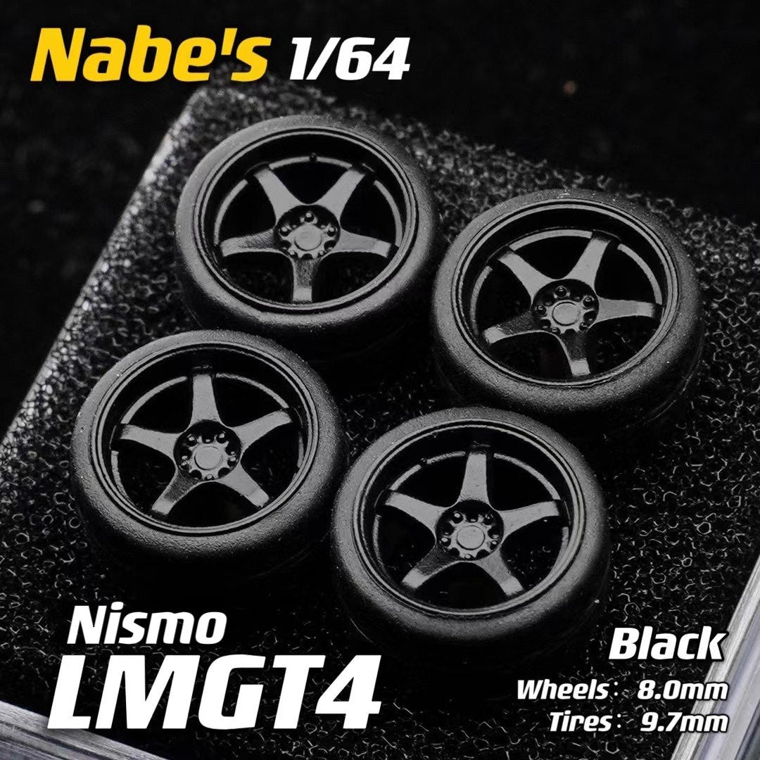 1/64 Scale Wheels 9.7mm Nabes Nismo LMGT4