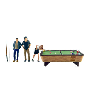 1/64 Figures Playing Billiards - 164model