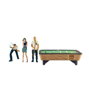 1/64 Figures Playing Billiards - 164model