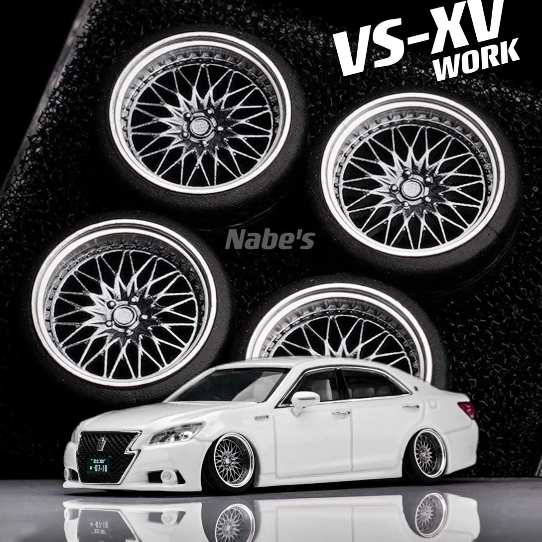1/64 Scale Wheels 9.7mm Nabes Work VSXV
