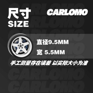 1/64 Scale Wheels 9.5mm Carlomo S-Class S04 S05 - 164model