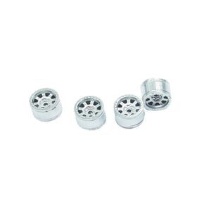 1/64 Mud Tires Truck Wheels 14*5.5mm 4Pcs Set - 164model