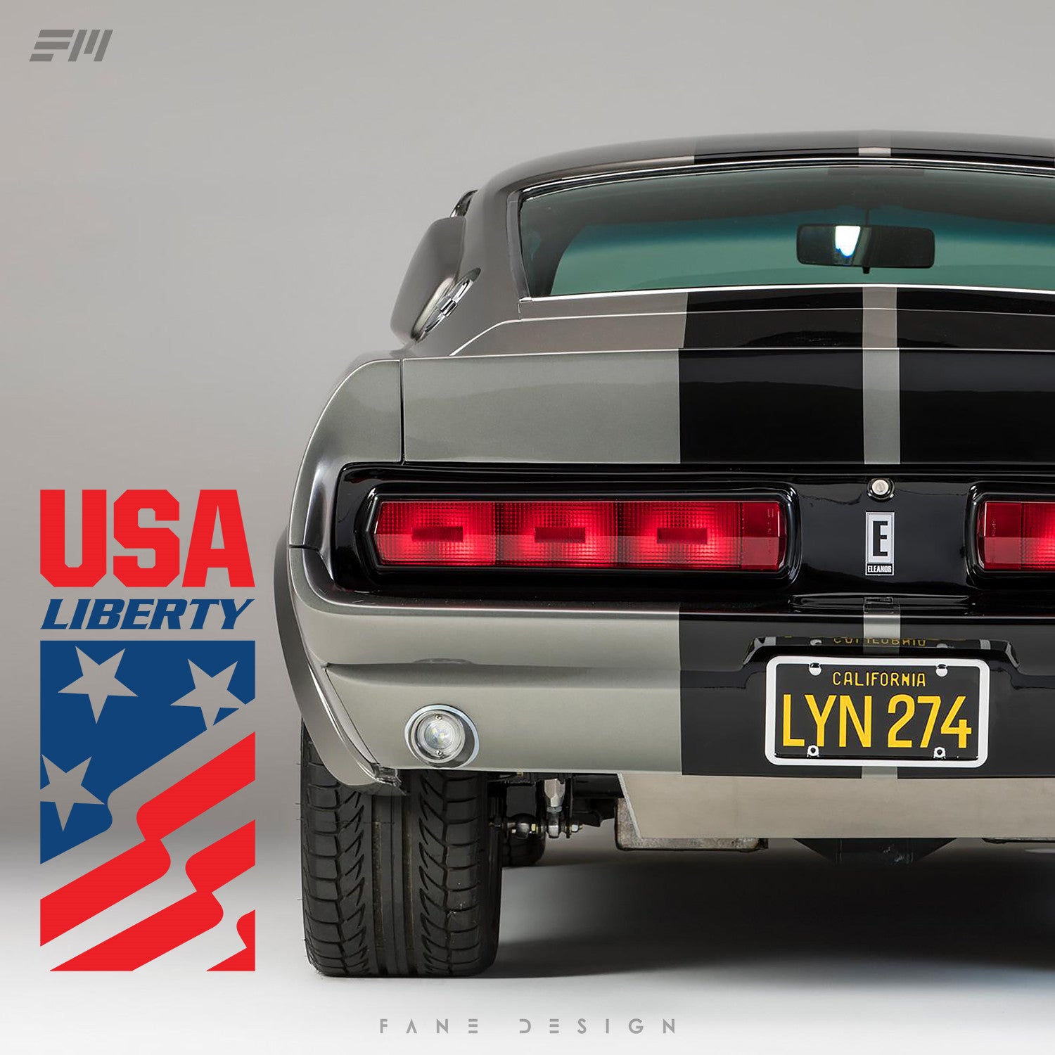 1/64スケール 3Dグラフィティナンバープレート USA リバティ SUS 304