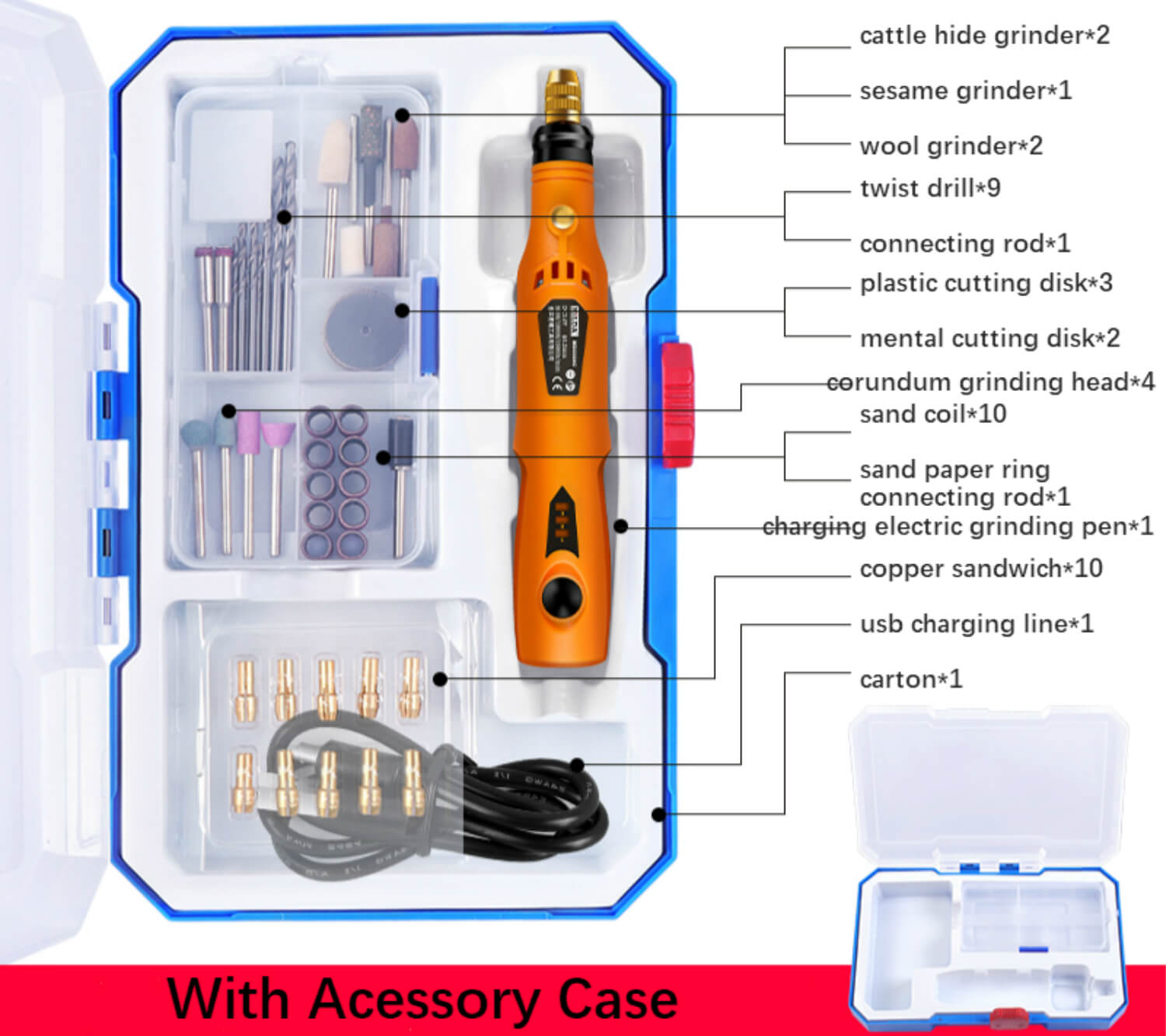 Cordless Rotary Tool Kit Perfect for Diecast Tunning Jobs - 164model
