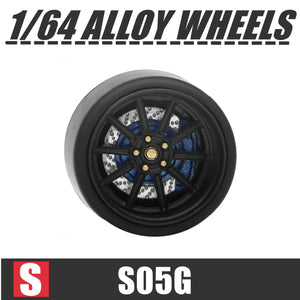 1/64 Scale Wheels and Axles w/ Brake Caliper 2 - 164model