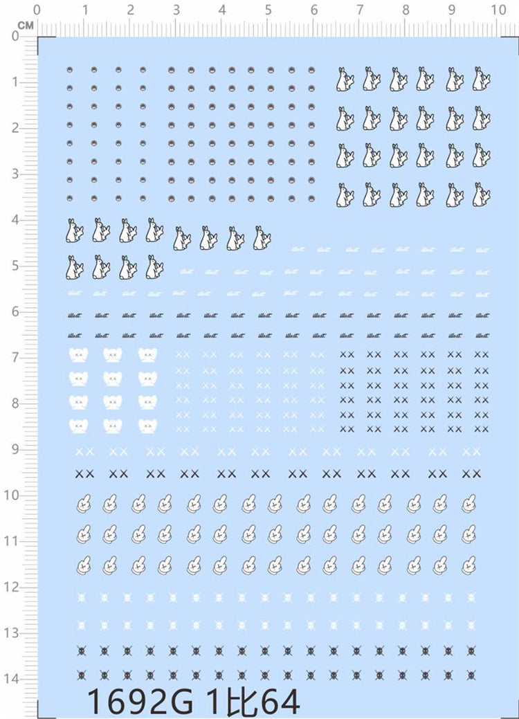 1/64 Decals Rabbit