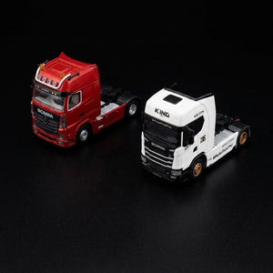 1/64 Scale Truck Wheels 16mm (2 Front + 3 Rear) - 164model