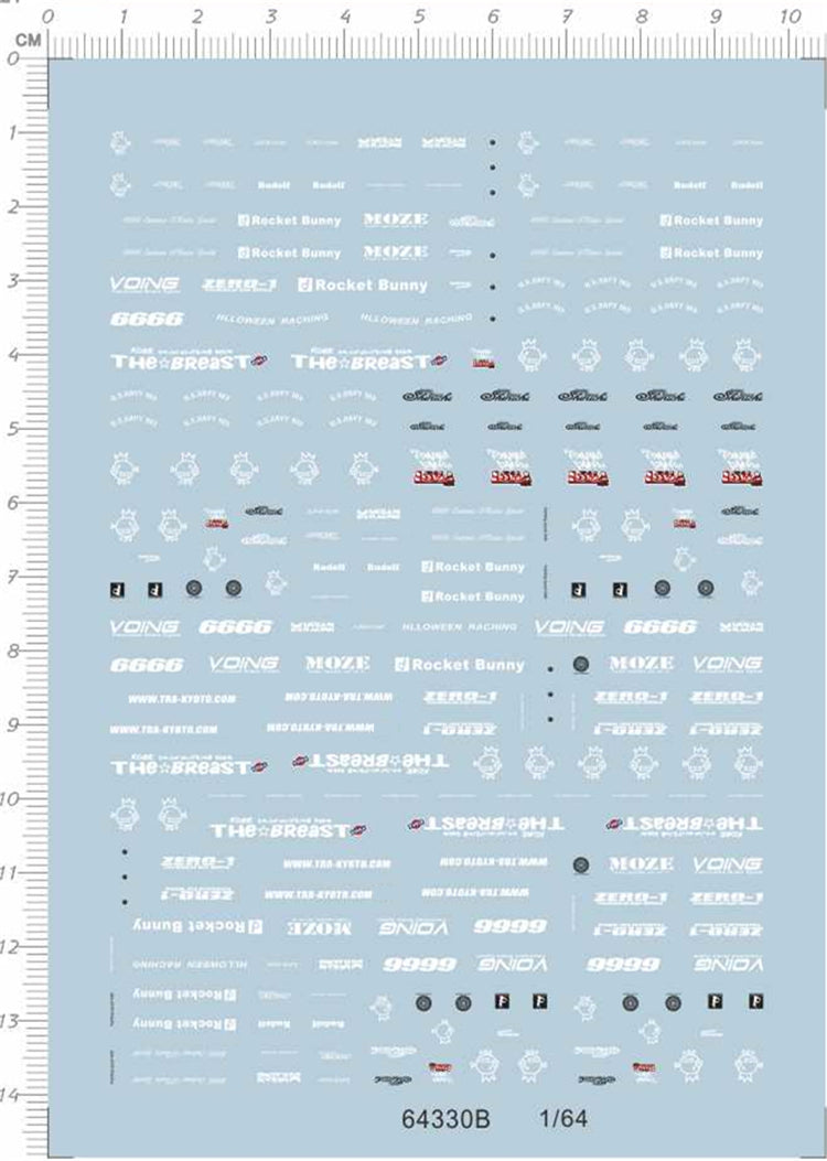 1/64 Decals Rocket Bunny