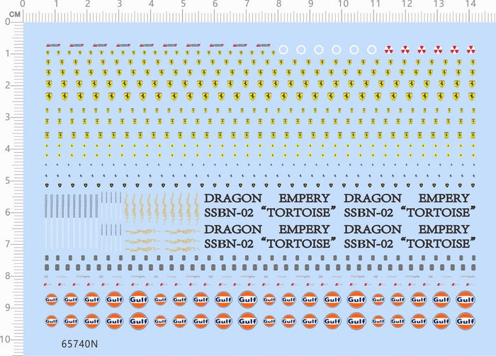 1/64 Decals Dragon SSBN