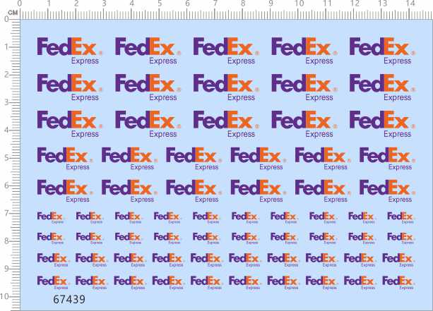 1/64 Decals Fedex