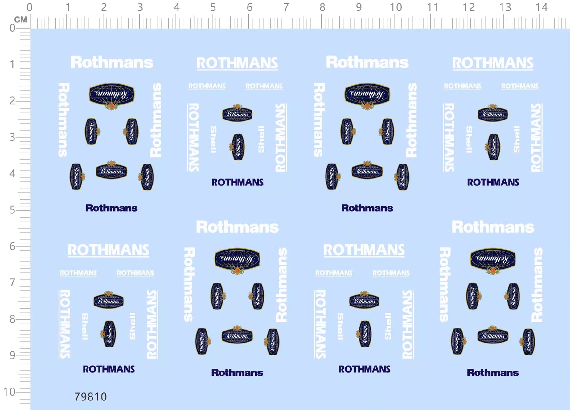 1/64 Decals Rothmans