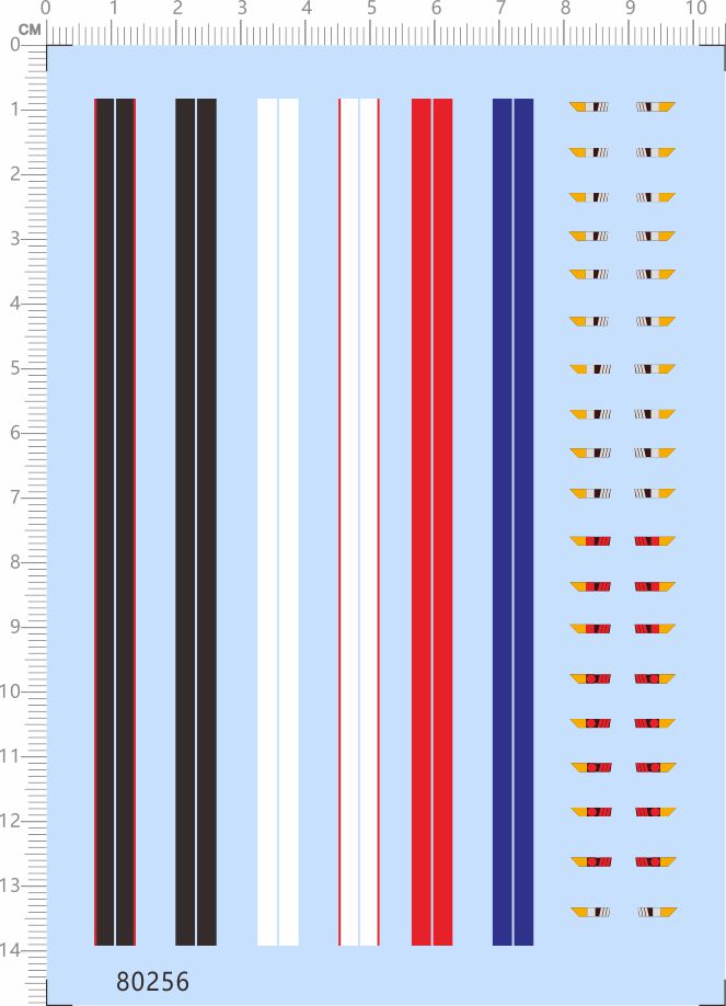 1/64 Decals Livery Headlights Taillights