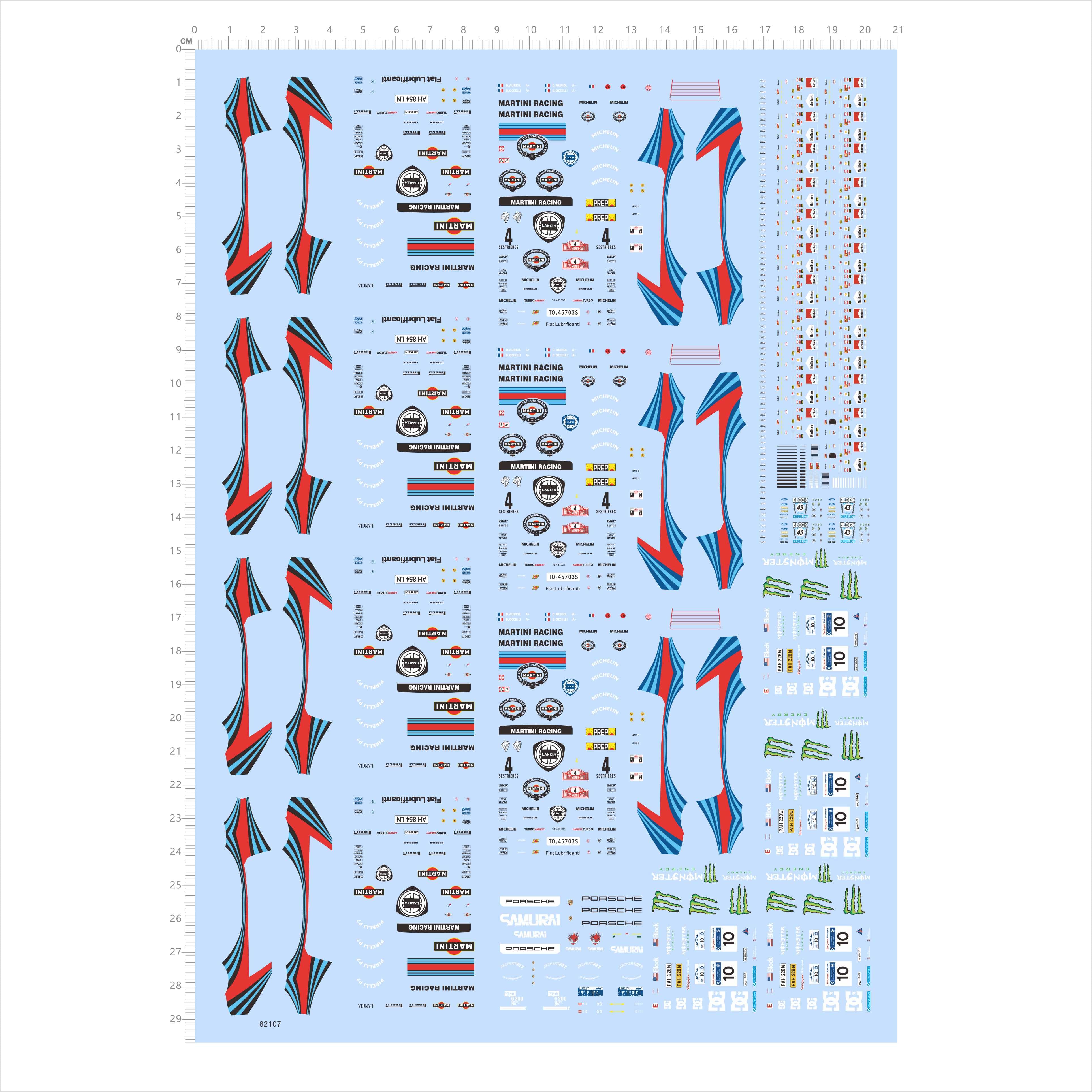 1/64 Decals MARTINI Monster
