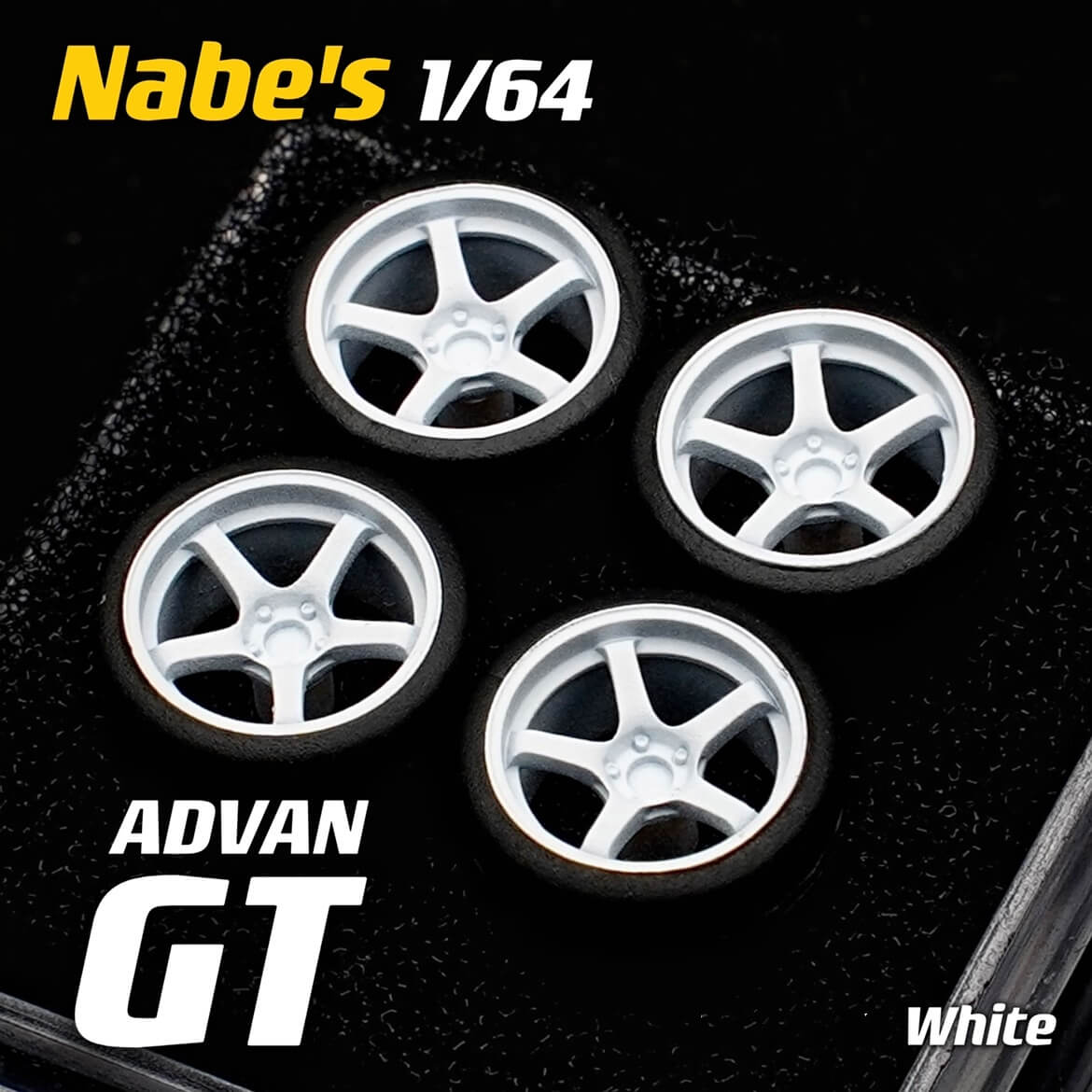 1/64 Scale Wheels 8.9mm 9.7mm Nabes Advan GT