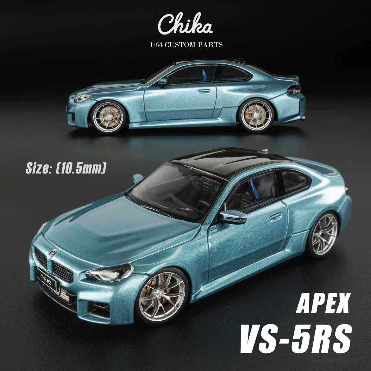 1/64 Scale Wheels 10.5mm Chika Apex VS-5RS – 164model
