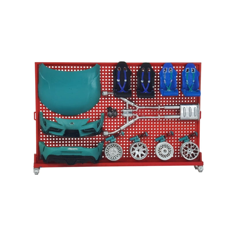 1/64 Auto Parts Display Racks – 164model