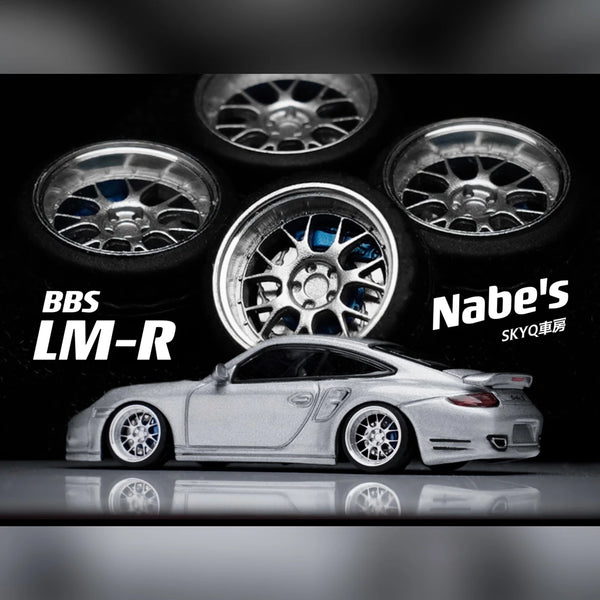 1/64スケールホイール8.9mm 9.7mm Nabes BBS LMR – 164model
