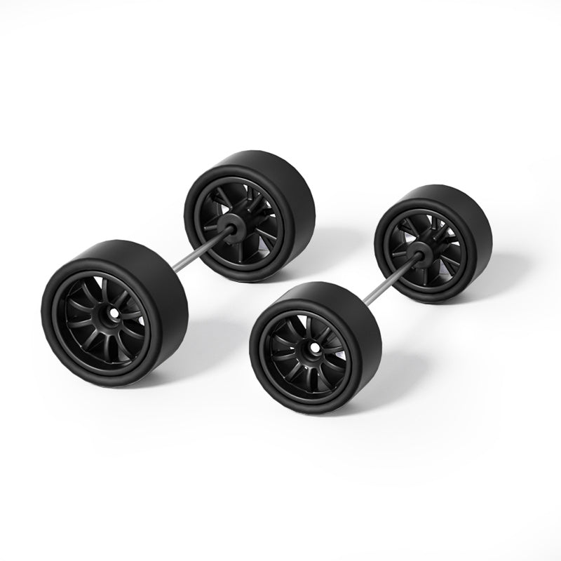 1/64 Staggered Wheels 11mm/13mm Front Small Rear Big TC11