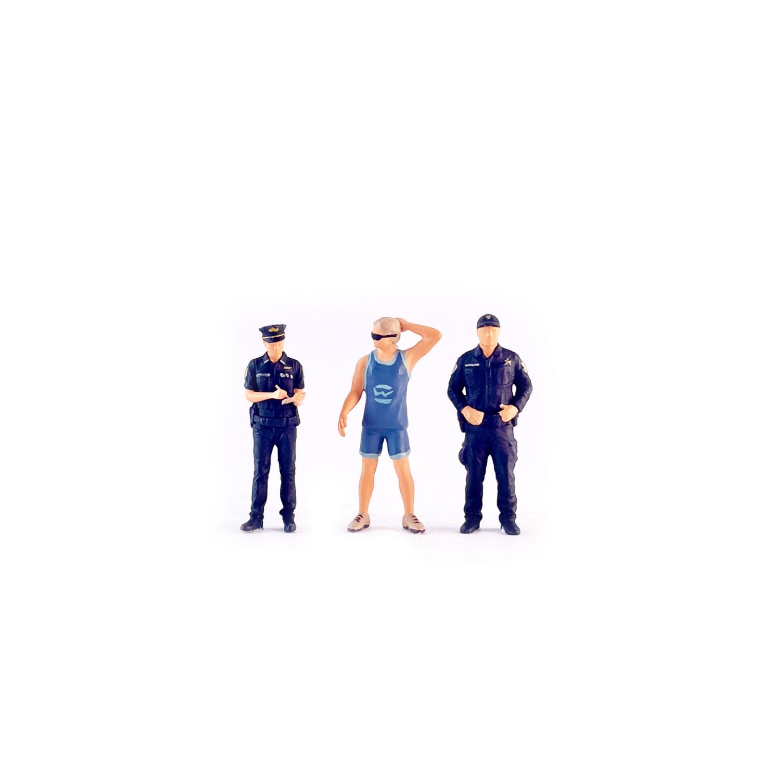 1/64 Figures Cops and Man - 164model