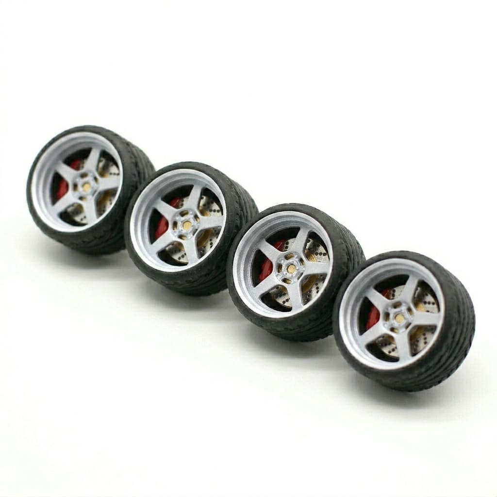 1/64 Scale Wheels 11mm Carlomo D-Class (3) – 164model