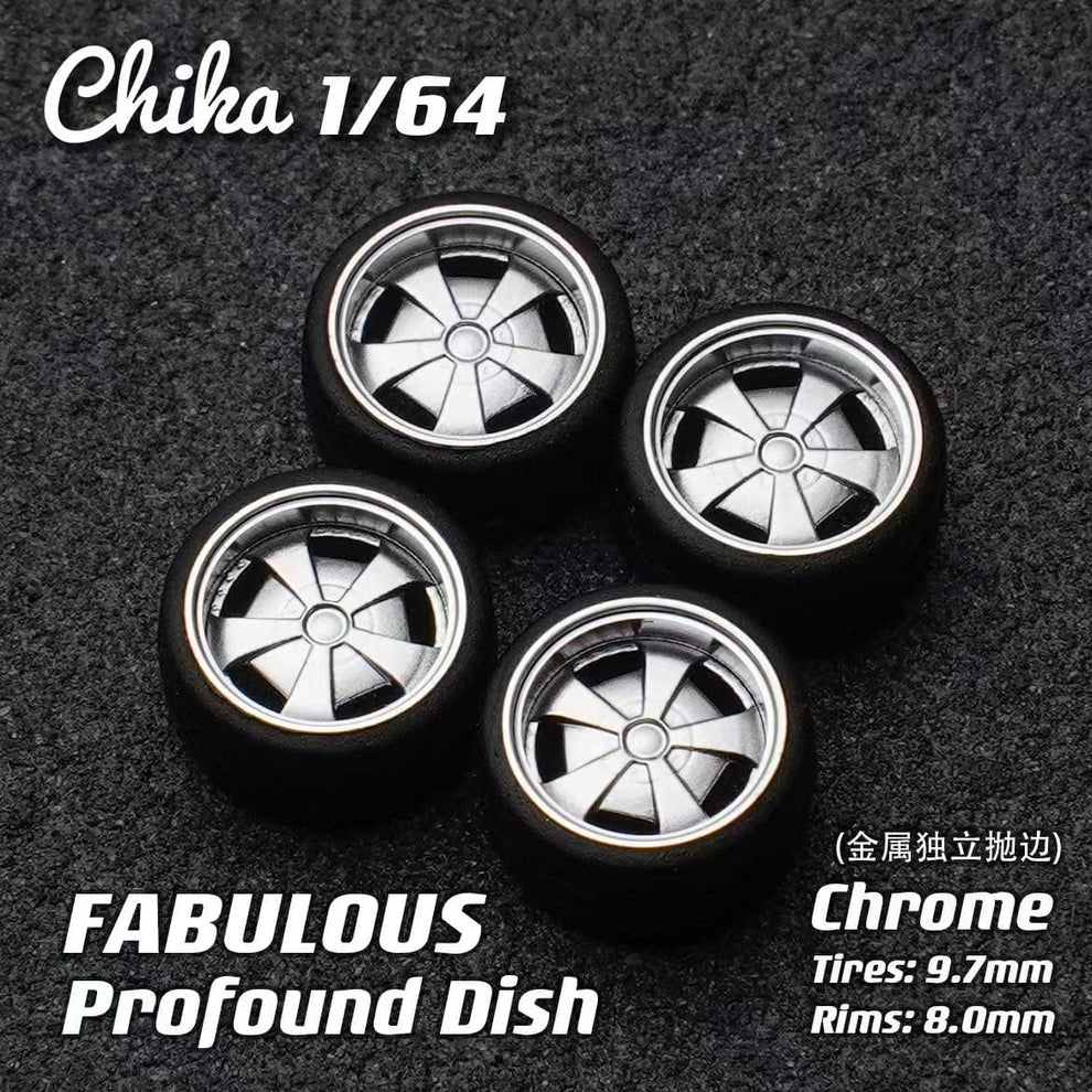 1/64 Scale Wheels 9.7mm Chika ENKEI RAYS ROTIFORM – 164model