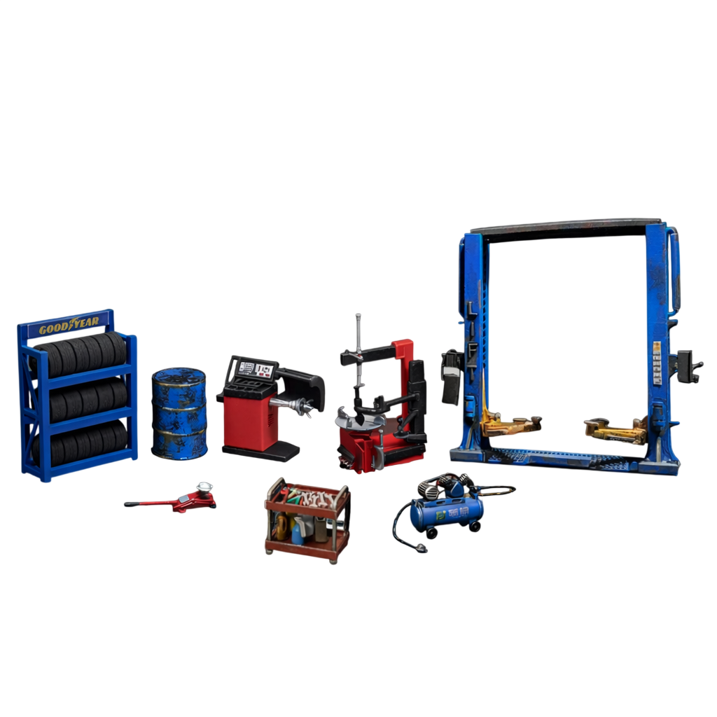 1/64 Garage Accessory Set