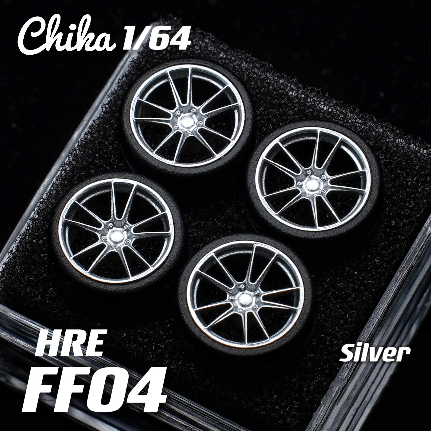 1/64 Scale Wheels 10.5mm Chika HRE FF04