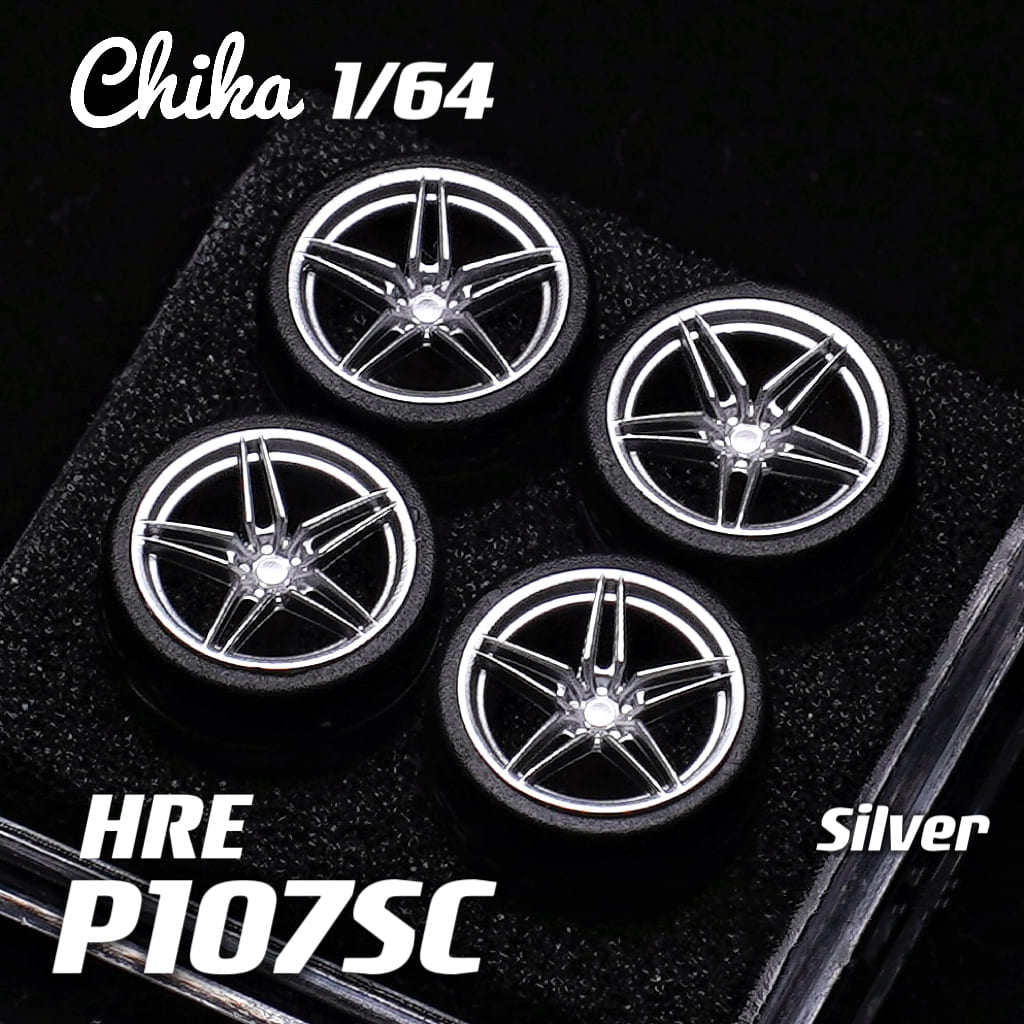 1/64 Scale Wheels 10.5mm Chika HRE P107SC