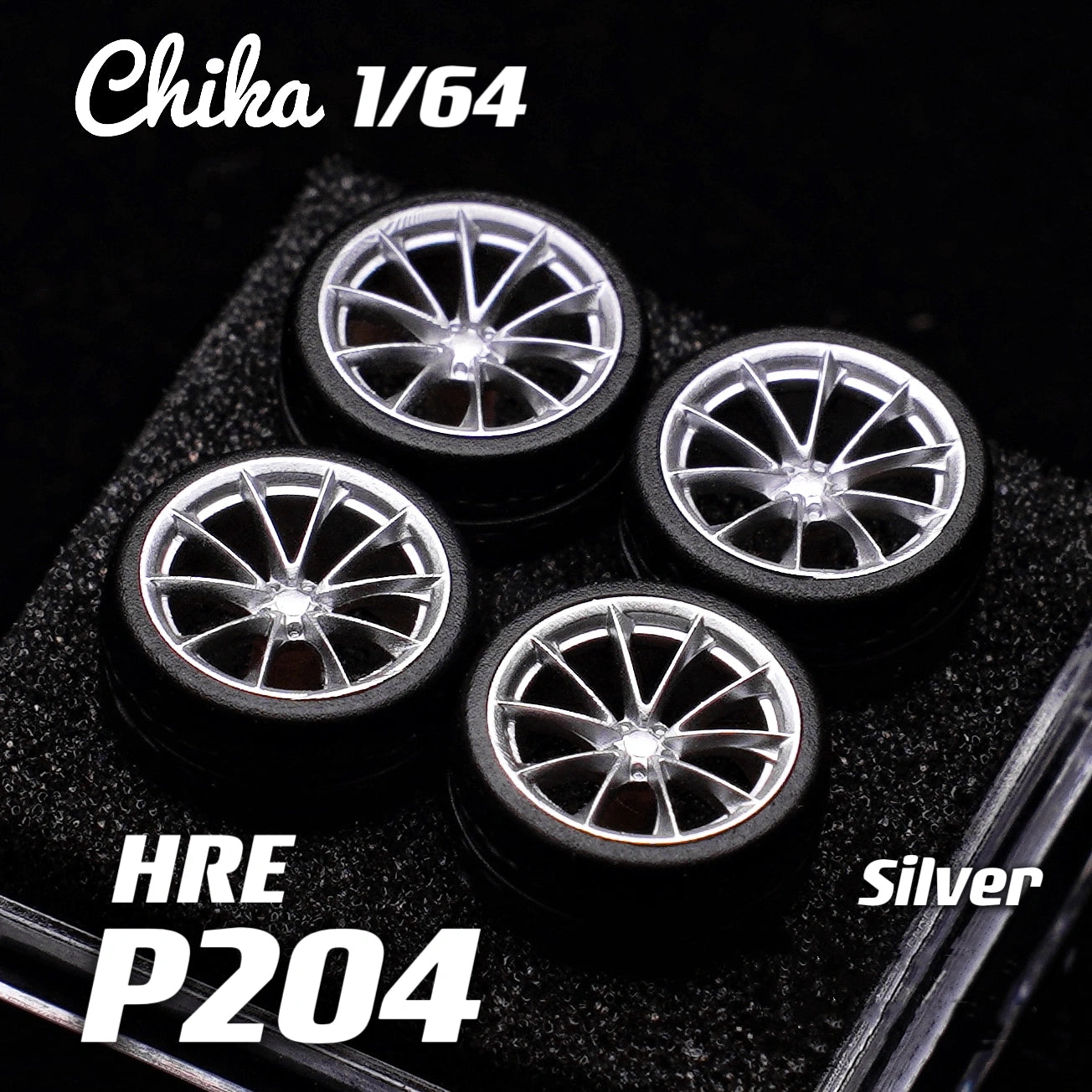 1/64 Scale Wheels 10.5mm Chika HRE P204