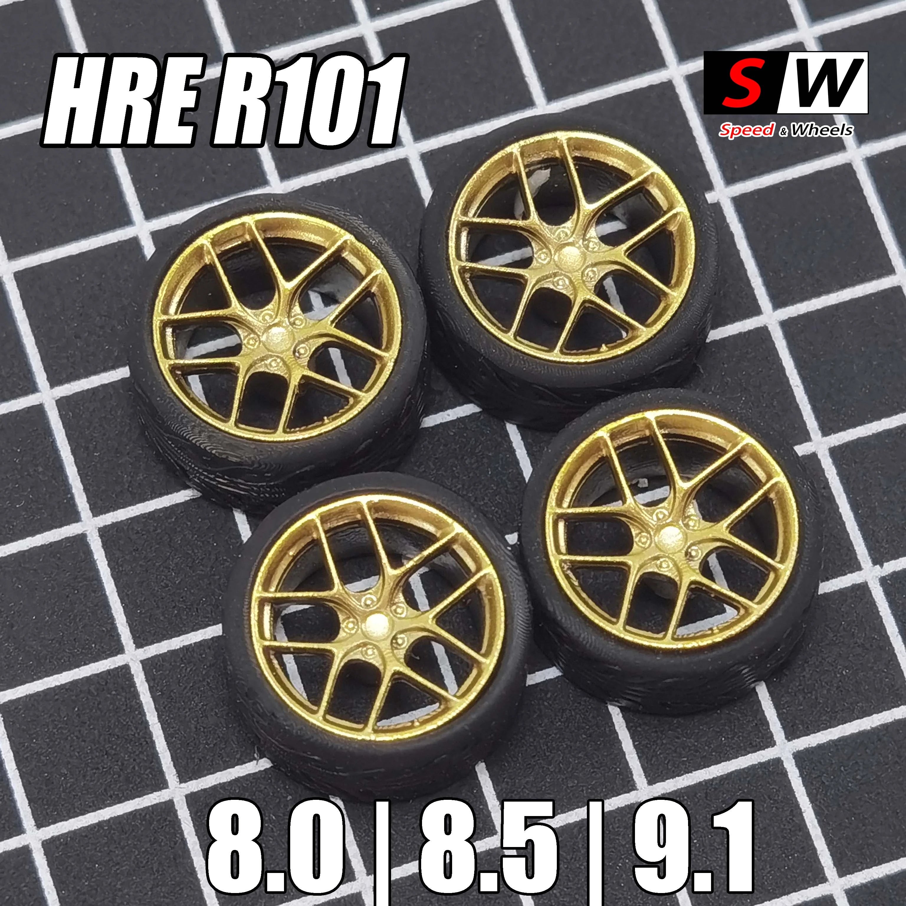 1/64 Scale Wheels and Axles