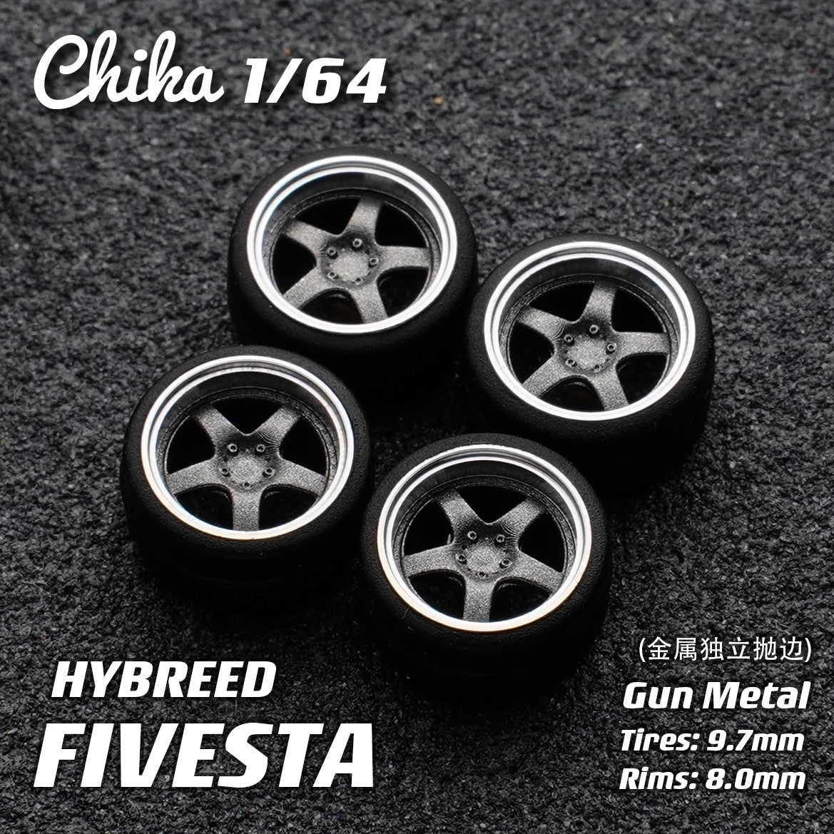 Chika 1/64 Scale Wheels 9.7mm Chika WORK VEILSIDE SSR RAYS – 164model