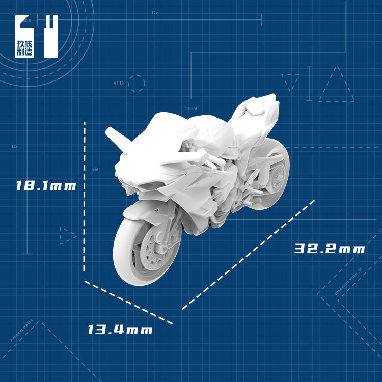 1/64 Kawasaki Ninja H2R