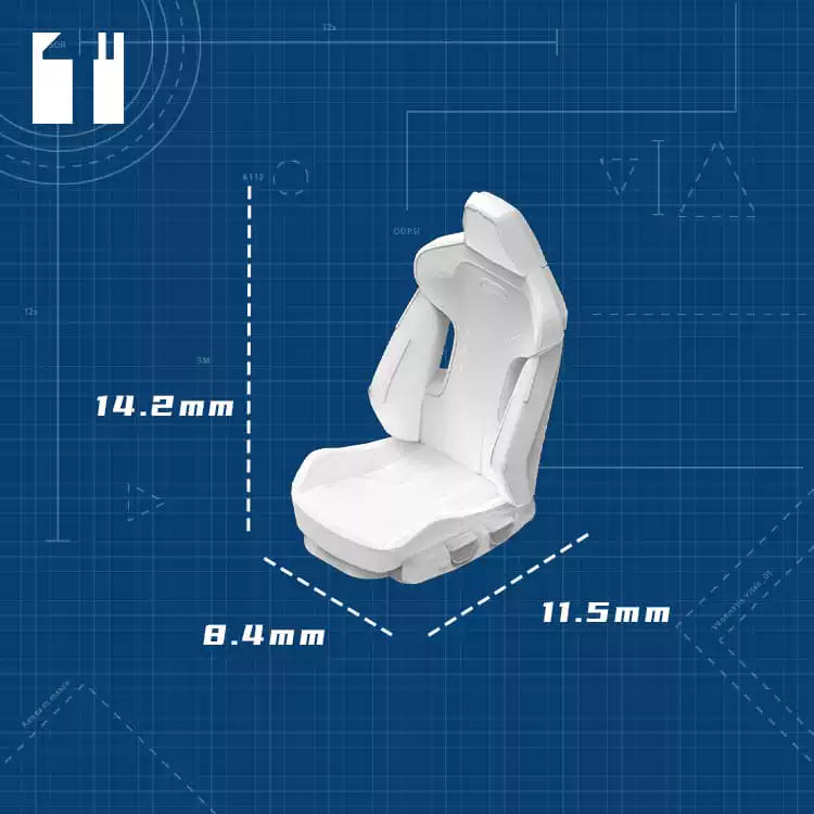 1/64 Racing Buckets Seat BMW M3 M4