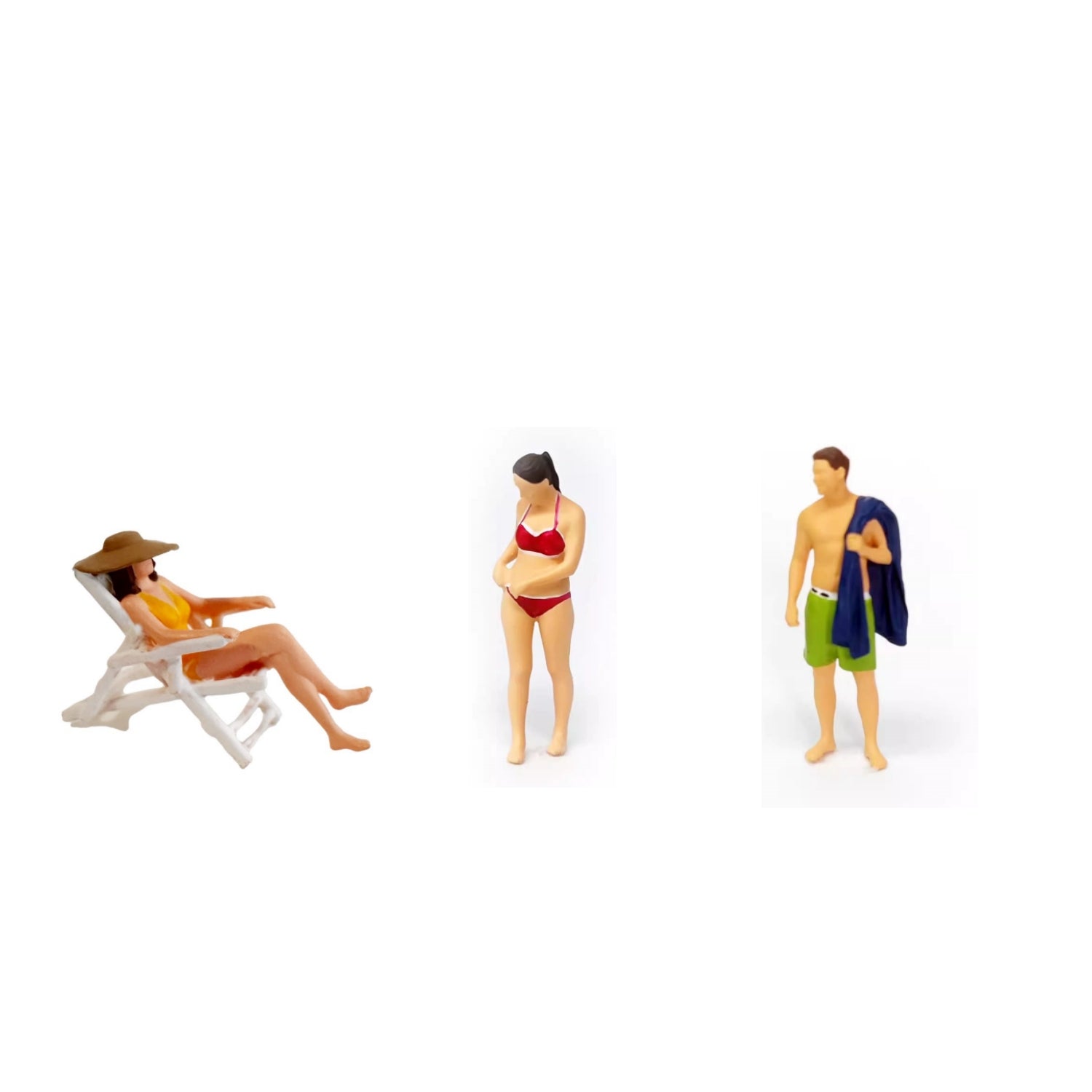 1/64 Figures People At The Beach - 164model