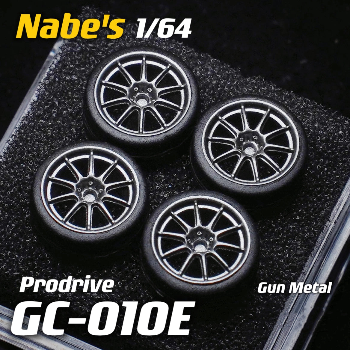 1/64 Scale Wheels 9.7mm Nabes Prodrive GC010E