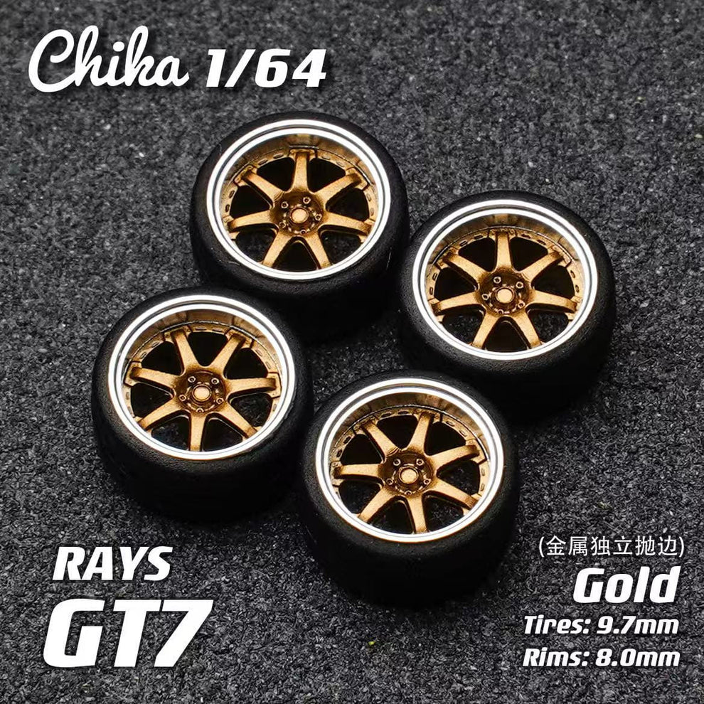1/64 Scale Wheels 9.7mm Chika ENKEI RAYS ROTIFORM – 164model