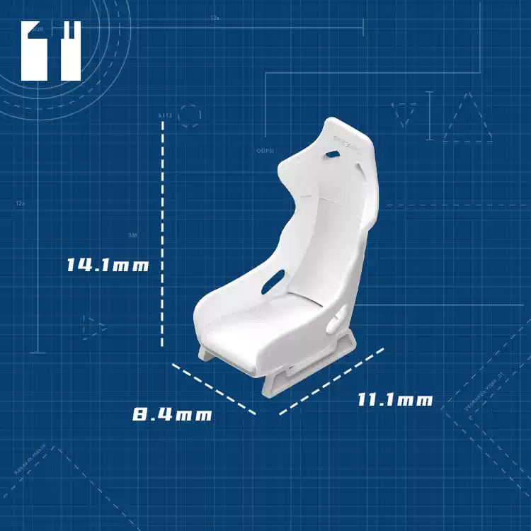 1/64 Racing Buckets Seat Recaro