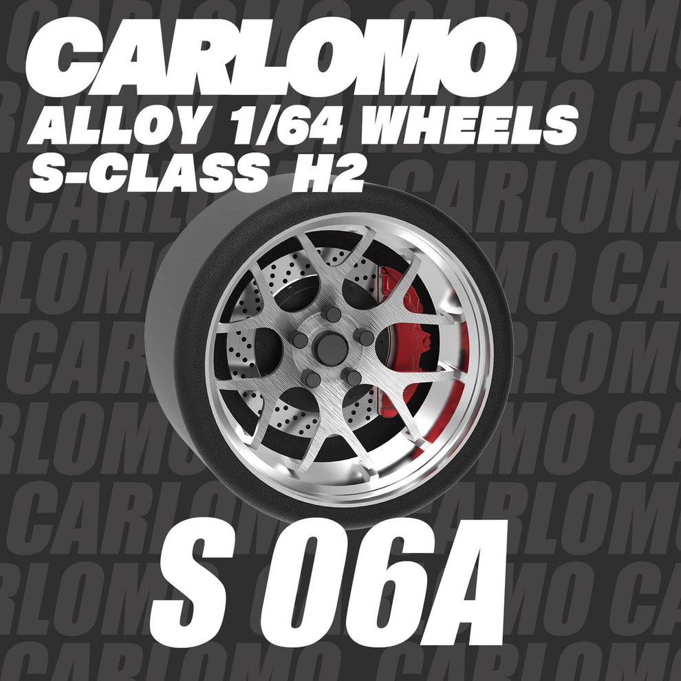 1/64 Scale Wheels 9.5mm Carlomo S-Class S06 S07 – 164model