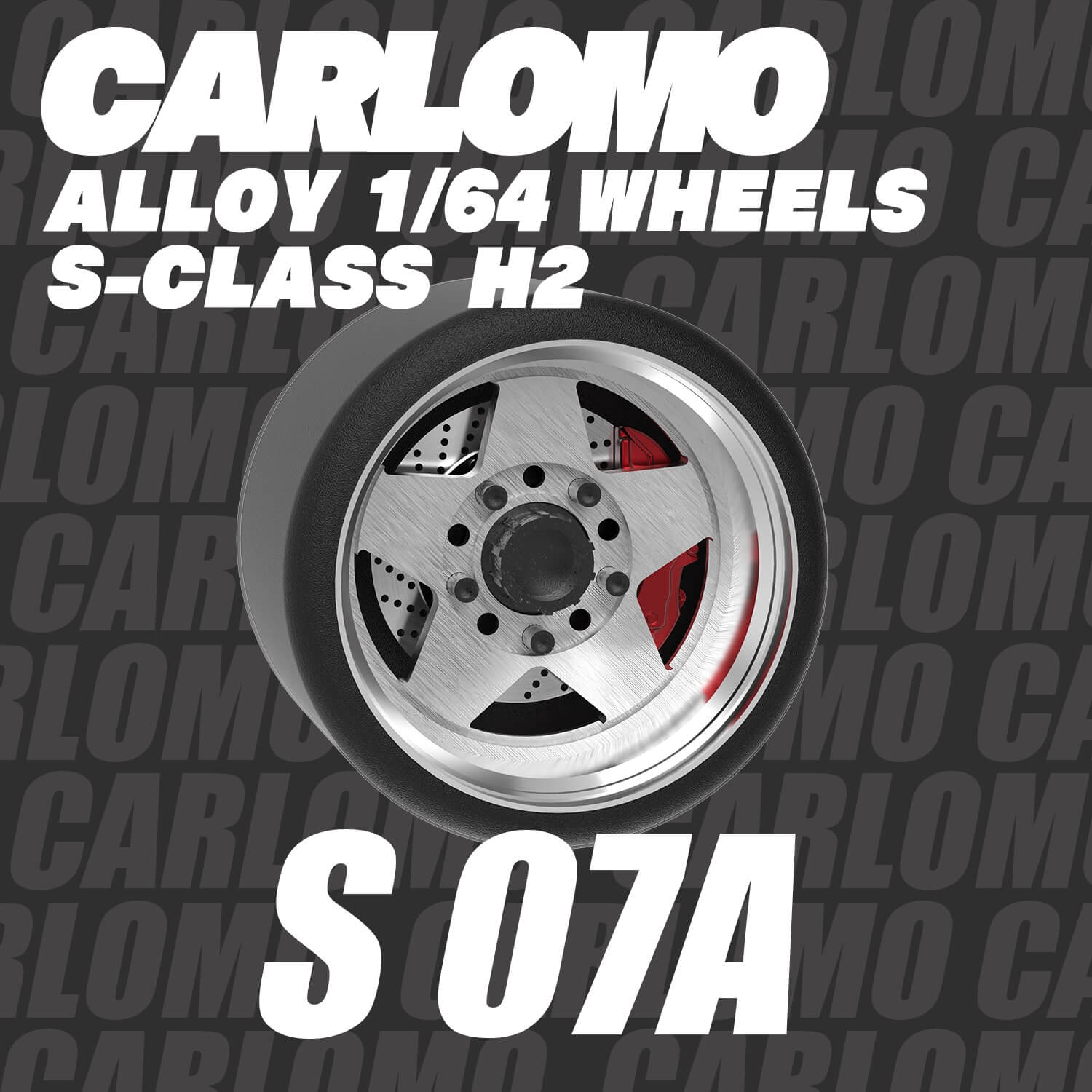 1/64 Scale Wheels 9.5mm Carlomo S-Class S06 S07