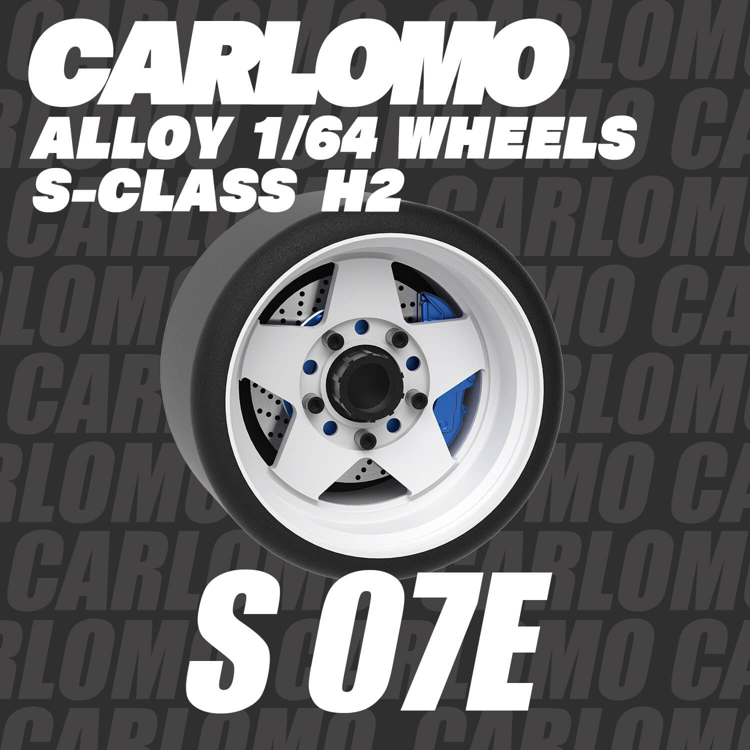 1/64 Scale Wheels 9.5mm Carlomo S-Class S06 S07