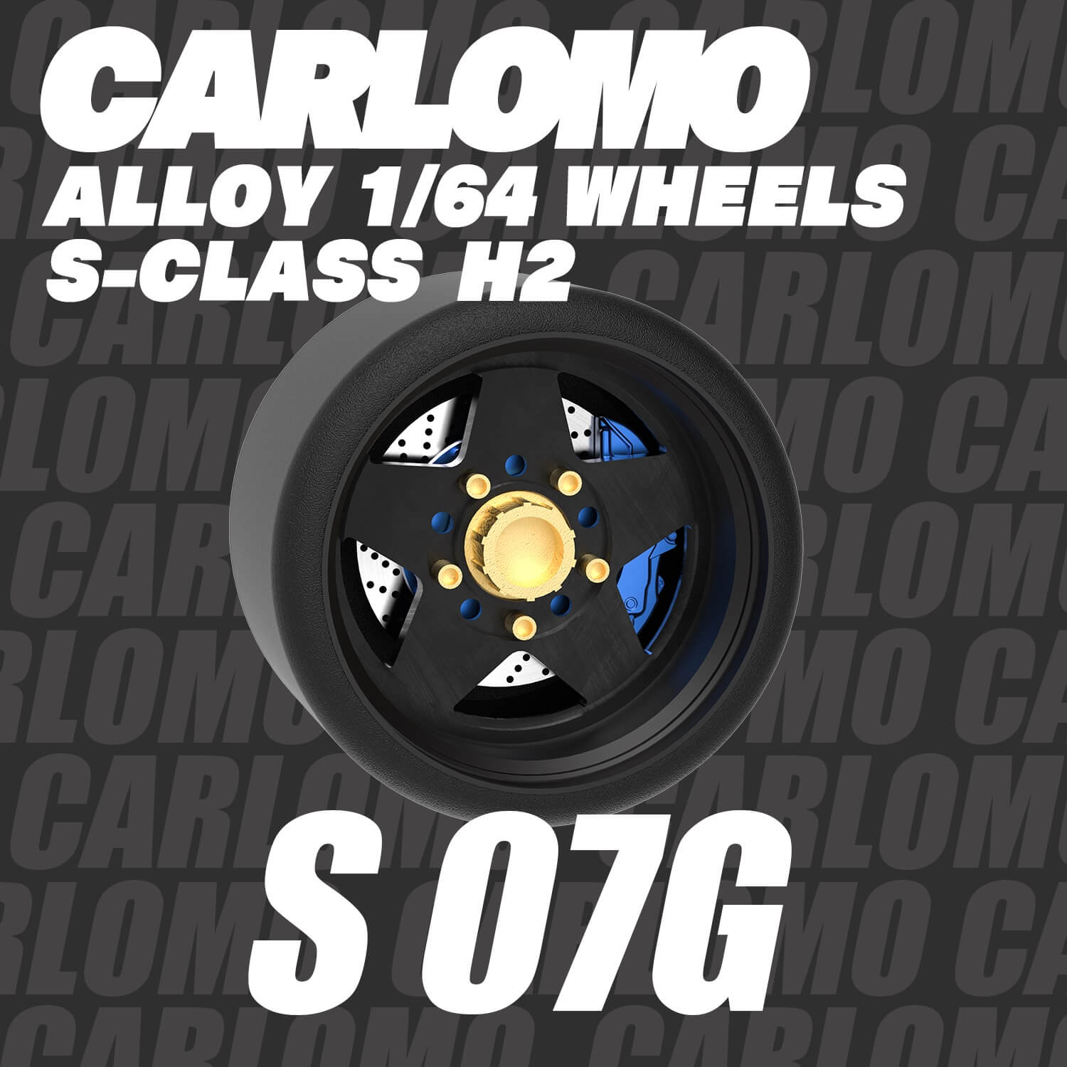 1/64 Scale Wheels 9.5mm Carlomo S-Class S06 S07