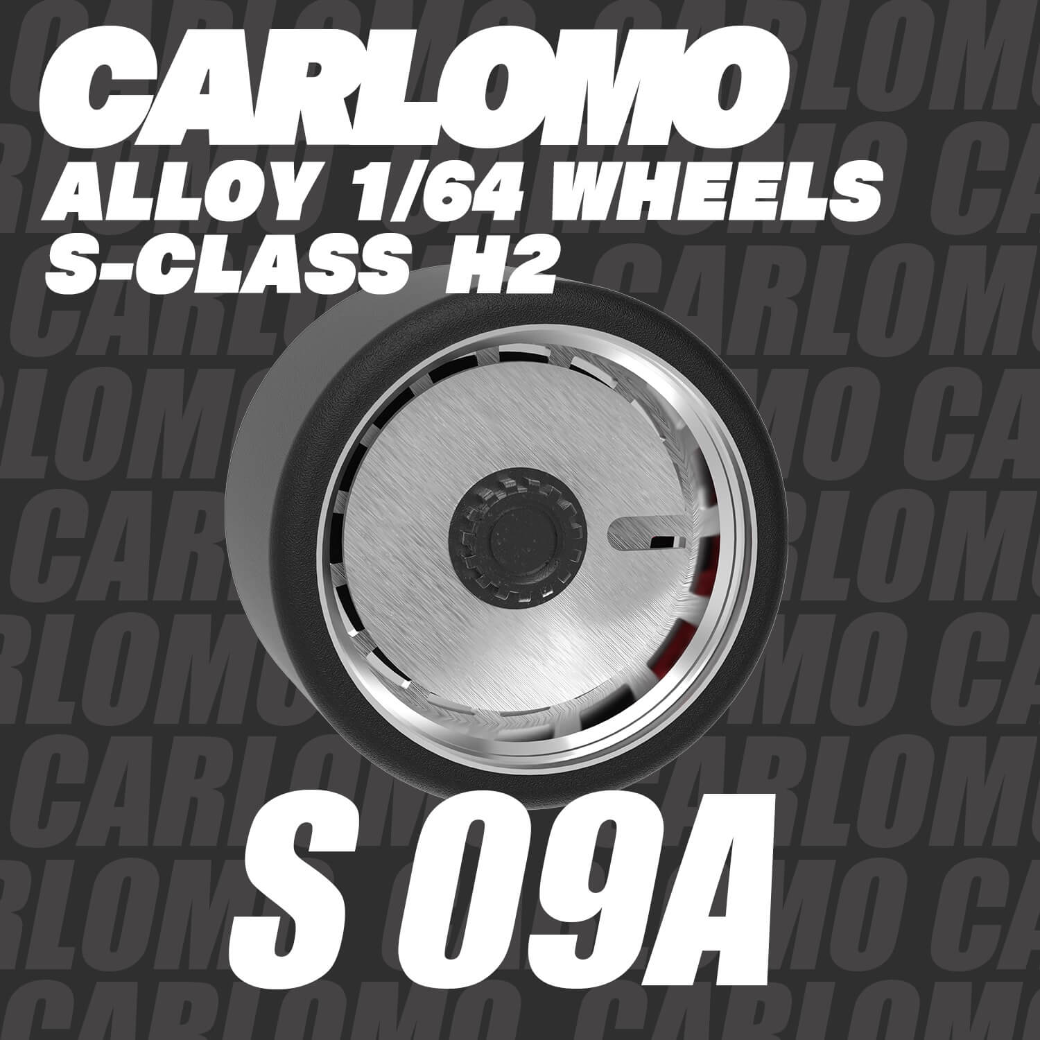 1/64 Scale Wheels 9.5mm Carlomo S-Class S08 S09